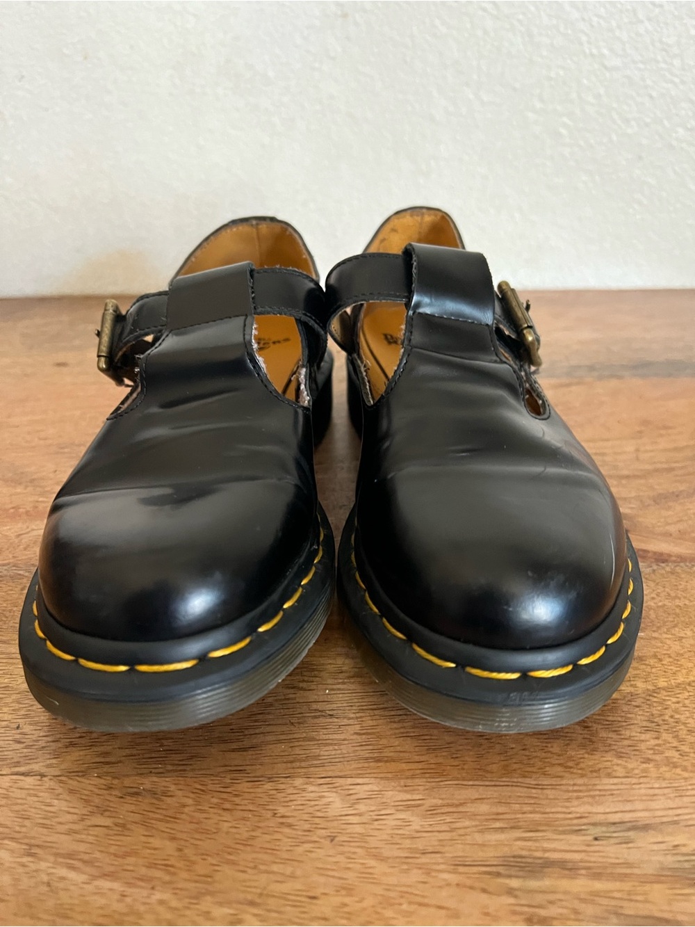 Dr. Martens Polley Womens Full Grain T Bar Mary Jane Size 6 - Picture 8 of 13